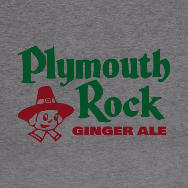 Plymouth Rock Ginger Ale - Vintage Soda Pop Bottle Cap by Yesteeyear